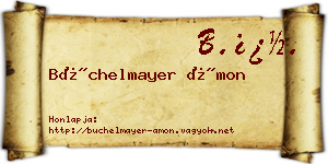 Büchelmayer Ámon névjegykártya